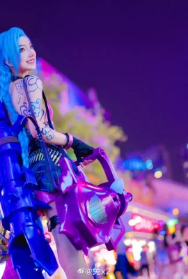 League of Legends Jinx @兔x2 (9 photos)