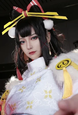 Onmyoji Snow Girl @Y Liyuan (Aini Animation and Game Exhibition) (9 photos)