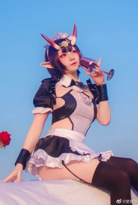 Fate/Grand Order Shuten Doushi Maid @楚楚子w (10 photos)