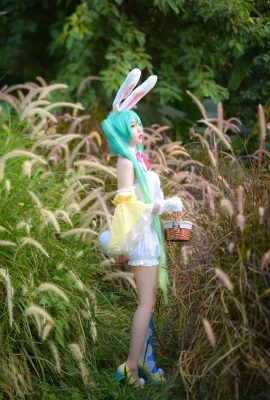 “VOCALOID” Hatsune Miku Cosplay[CN：A_Tsukihime] (9 photos)
