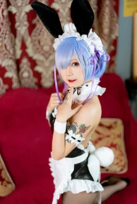Re: Life in a Different World from Zero Rem Bunny Girl @超甜超丧_ (9 photos)