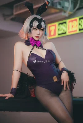 Fate/GrandOrder Black Jeanne d'Arc Bunny Girl @Hikali_雪月 (9 photos)