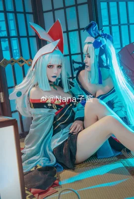 Onmyoji Aoandon: @Joean-夜夜, Ukiyo Aoandon: @Nana子酱 (9 photos)