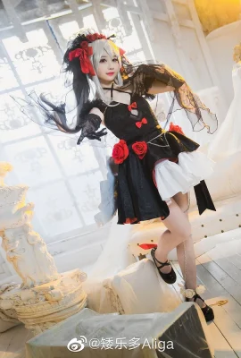 Azur Lane Vampire @Aliga (9 photos)