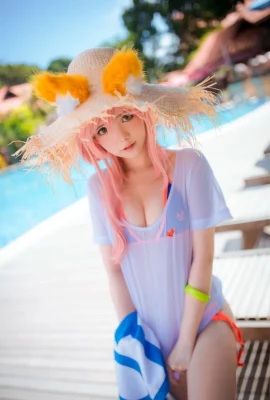 Miu Tamamonomae swimsuit (18 photos)