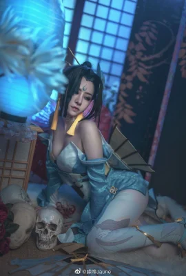 King of Glory: Mai Shiranui · Charm @苗唯Jaune (9 photos)