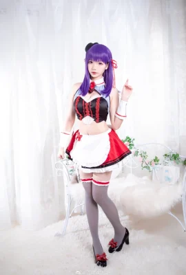 “Fate/EXTRA” Matou Sakura sexy maid Cosplay[CN: Xueqing Astra](9 photos)