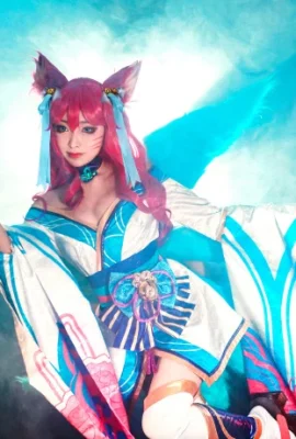 League of Legends Ahri Soul Blossom Skin @hyukhaeyu (9 photos)