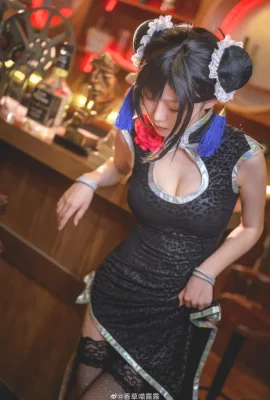 Final Fantasy 7 Remake Tifa Cheongsam Cos cn Vanilla Cat Lulu (9 photos)