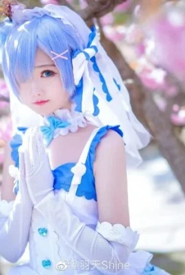 Re:Zero – Starting Over Rem Hanayome cosplay, cute and lovely cn Yutian Shine (12 photos)