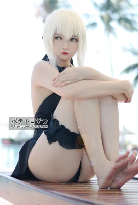 Potato Godzilla – Saber Alter Swimsuit