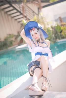 Tomorrow’s Ark Skadi swimsuit @花柒Hana (13 photos)