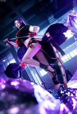 FGO Minamoto no Raikou @菌烨TAKO_ (Photographer: @教主Shadow) (CICF China International Comic Festival Animation and Game Exhibition) (9 photos)