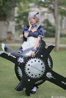 Fate/Grand Order Mash Kyrielight Maid @Satan沙丹xx (9 photos)