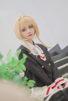 Cardcaptor Sakuragi no Moto Sakura Transparent Card Chapter Junior High School Uniform @饭被自己帅醒了x (9 photos)
