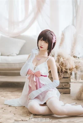 Coser Fengjiangjiang's “How to Raise a Passerby Heroine” Kato Megumi dress cos beautiful pictures sharing (10 photos)