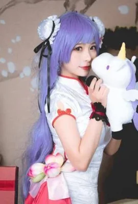 Kawaii COSER girl Su Yuyu COS “Azur Lane” Unicorn Cheongsam Picture Collection (15 photos)