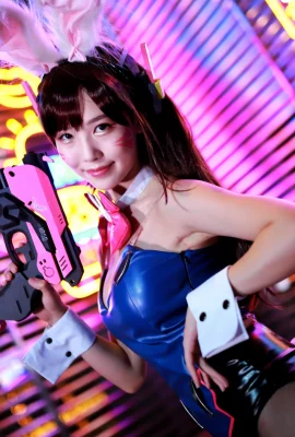Dou Niang-Lee Se's “D.VA” hot bunny girl is so excited (30 Photos)