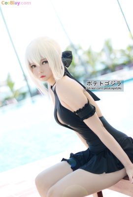 Potato Godzilla – Saber Alter Swimsuit