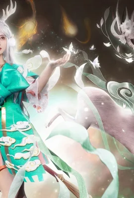 King of Glory Yao meets the divine deer @蜜玲隆 (9 photos)