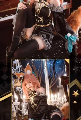 fate/extraccc Tamamonomae-Black Magic Costume.ver @大卷卷小卷(9 photos)