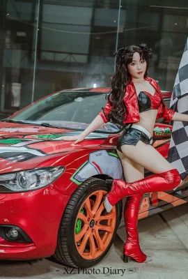 Fate/stay night Toosaka Rin racing photos @口绿绿绿绿绿 (9 photos)