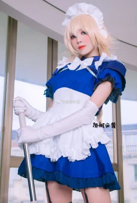 FGO Jeanne d'Arc Fan Maid @莫玲安酱 (9 photos)