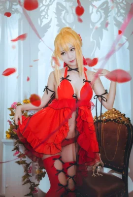 Fate/Extra Nero Claudius Pajamascn: -Kurokawa- (13 photos)