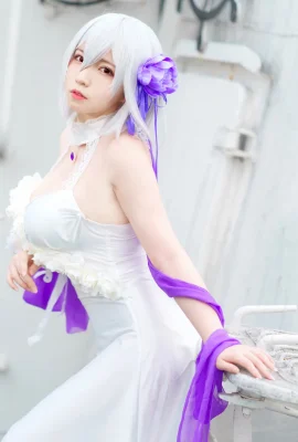 Azur Lane Sirius “Pure White Rose” @-Mercia- (9 photos)