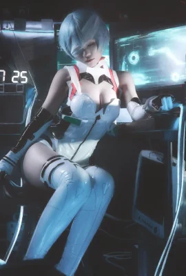 Neon Genesis Evangelion Ayanami Rei @MoxiMoxixi (Photographer: @Unit-2-401) (9 photos)