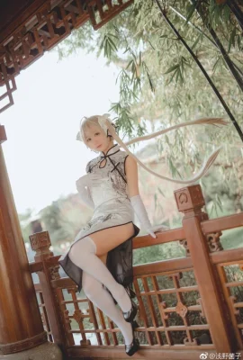 Yosuga no Sora Kasugano Sora white silk cheongsam cn: Asano Junko (10 photos)