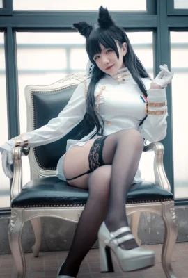 Aban is very happy today Atago original skin