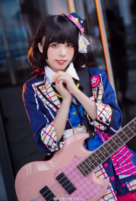 BanG Dream! Ushigome Satomi @ Rabbit Rabbit Rabbit w (Hatsumonogatari Anime Exhibition) (9 photos)