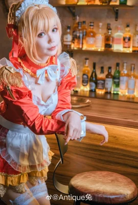 FGO Nero Claudius fan maid @Antique Rabbit (9 photos)