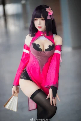 Kakegurui Snake Yumeko @Neru Otonashi_Fenxi (Hatsumonogatari Anime Exhibition) (9 photos)