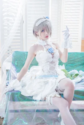 Honkai Impact 3 Rita Rossweisse Bride @Xiaoyudi (10 photos)