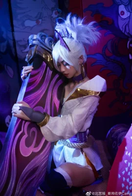 League of Legends Riven Soul Lotus @北宫瑶_要用佐伊Carry (9 photos)