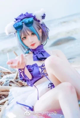 Azur Lane Cheshire @无筝Ryou (9 photos)