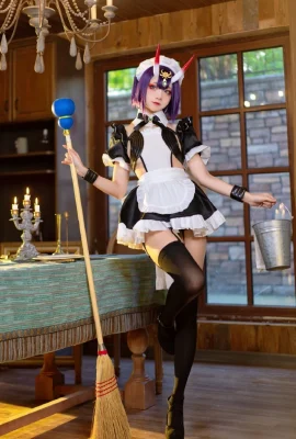 FGO Shuten Doushi Maid @小柔SeeU (9 photos)