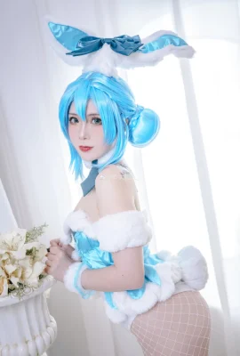 Hatsune Miku Bunny Girl @羊大真人_ (9 photos)