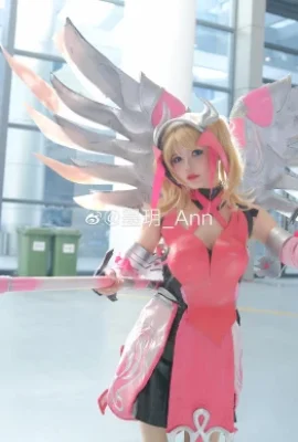 Overwatch Pink Angel @墨玥_Ann (10 photos)