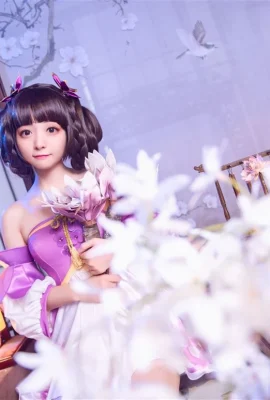 “Glory of the King” Lilac knot Xiao Qiao skin super cute COS beautiful pictures[CN: Yes, I am a gossip maniac](12 photos)