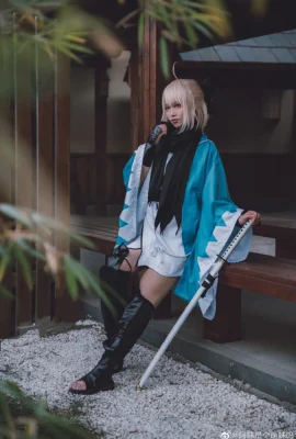 FATE Okita Souji @Axiong is a cute girl (9 photos)