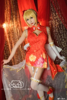 Fate/GrandOrder Nero Claudius cheongsam @雅祈_ (9 photos)