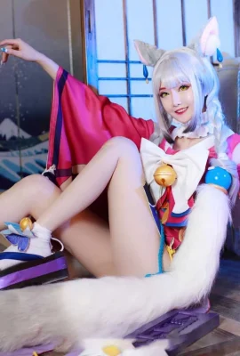 “Onmyoji” Cat Shopkeeper Cosplay[CN: Luer the Great Devil_](8 photos)