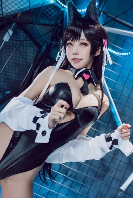 The racing bunny girl in Shui Miao Aqua's “Azur Lane-Atago 3” attracts your attention (40 Photos)