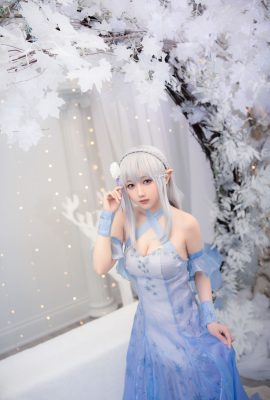 (Ogiso AYA) Re0 Emilia crystal dress