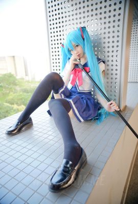 (Simmered in carbon) Sexy Hatsune cos feature film