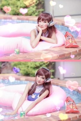 (Magician o Bamboo) Overwatch DVA Pool COS