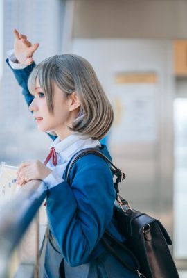 (花柒Hana) NO.019 Tang Keke school uniform